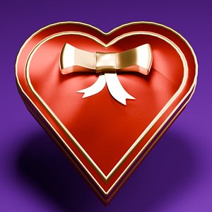 3D model Valentine Day Gift Box
