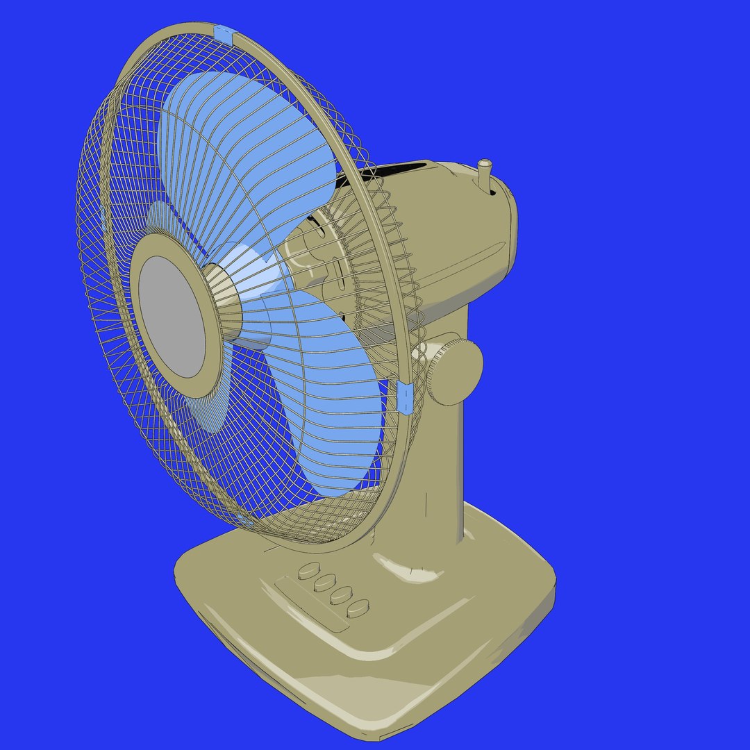 3d oscillating fan model