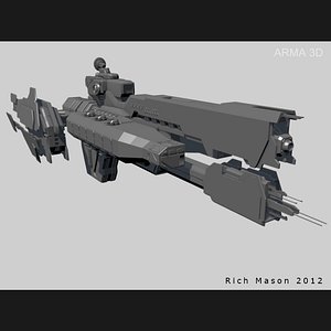 3d model heavy frigate