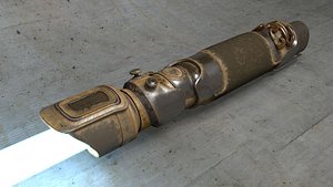 Worn Lightsaber Photorealistic