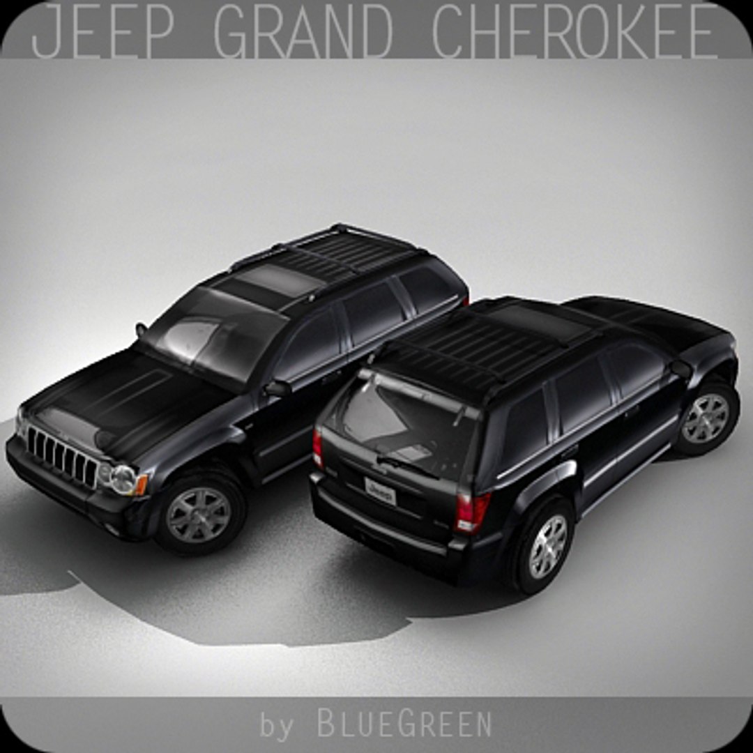 Realtime Jeep Grand Cherokee 3d Model
