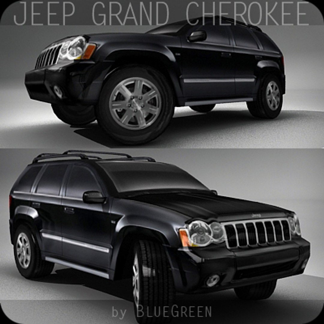 Realtime Jeep Grand Cherokee 3d Model