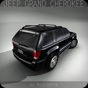 realtime jeep grand cherokee 3d model