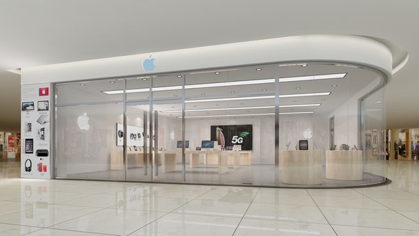 apple store interior model