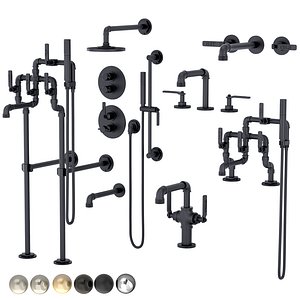 Watermark Elan Vital set faucets and bath shower