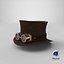 3D steampunk hat