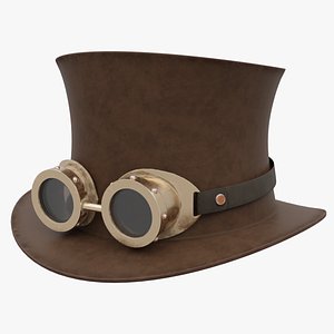 3D steampunk hat