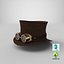 3D steampunk hat
