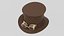 3D steampunk hat