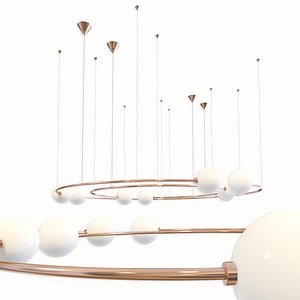 3D pendant lamp volker haug