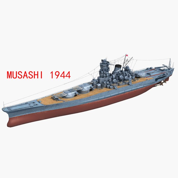Yamato様 やまととむさし19443Dモデル - TurboSquid 1352268