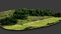 trees terrain forest fields landscape dronescan part3