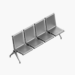 Public Industrial Seats 3D model