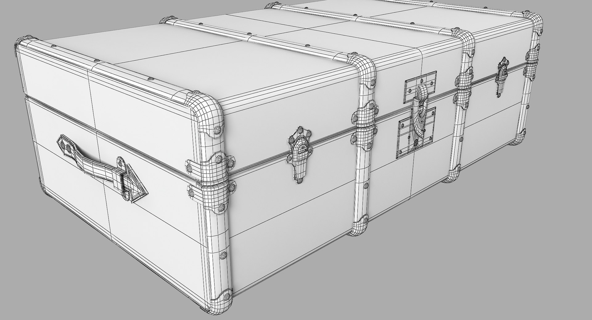 3D 1920 cabin trunk car - TurboSquid 1393198