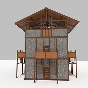 Medieval Military Outpost Building