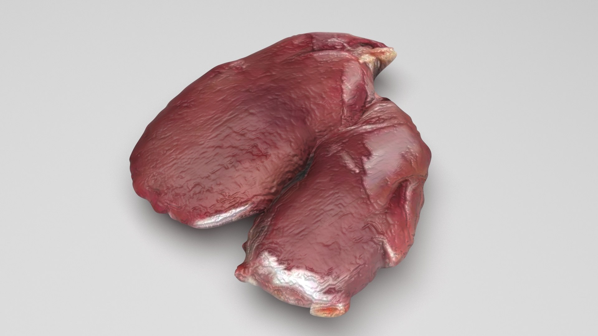 3D Chicken Liver model https://p.turbosquid.com/ts-thumb/vP/t6wzrf/Hq/chickenliver2/jpg/1719776042/1920x1080/fit_q87/c58370ad29495cbe2041a116b0eccf4bc71ec64d/chickenliver2.jpg