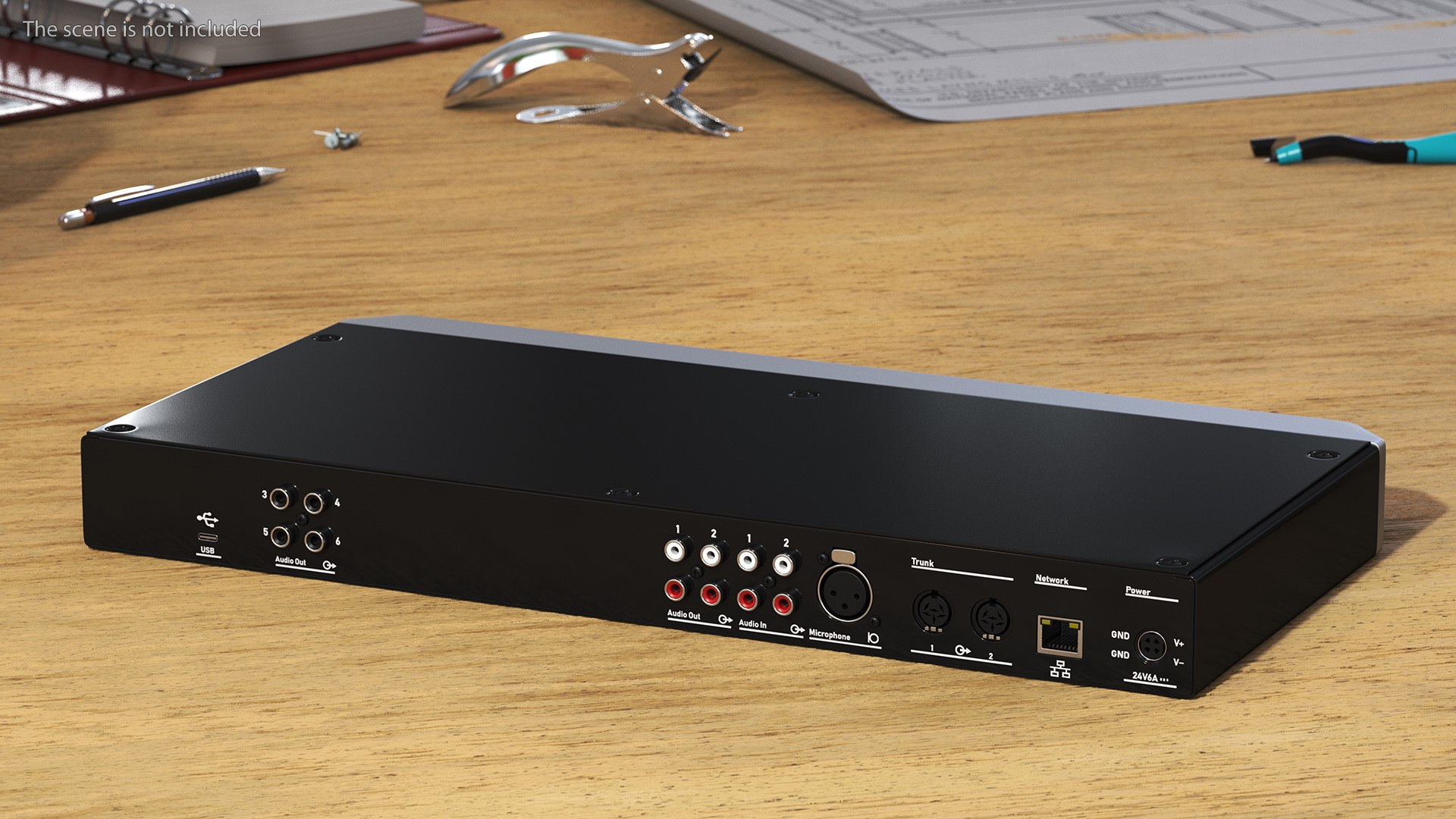 3D Model Conference System Control Unit With Microphone - TurboSquid ...