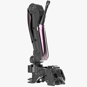 3D model SciFi Robot Foot