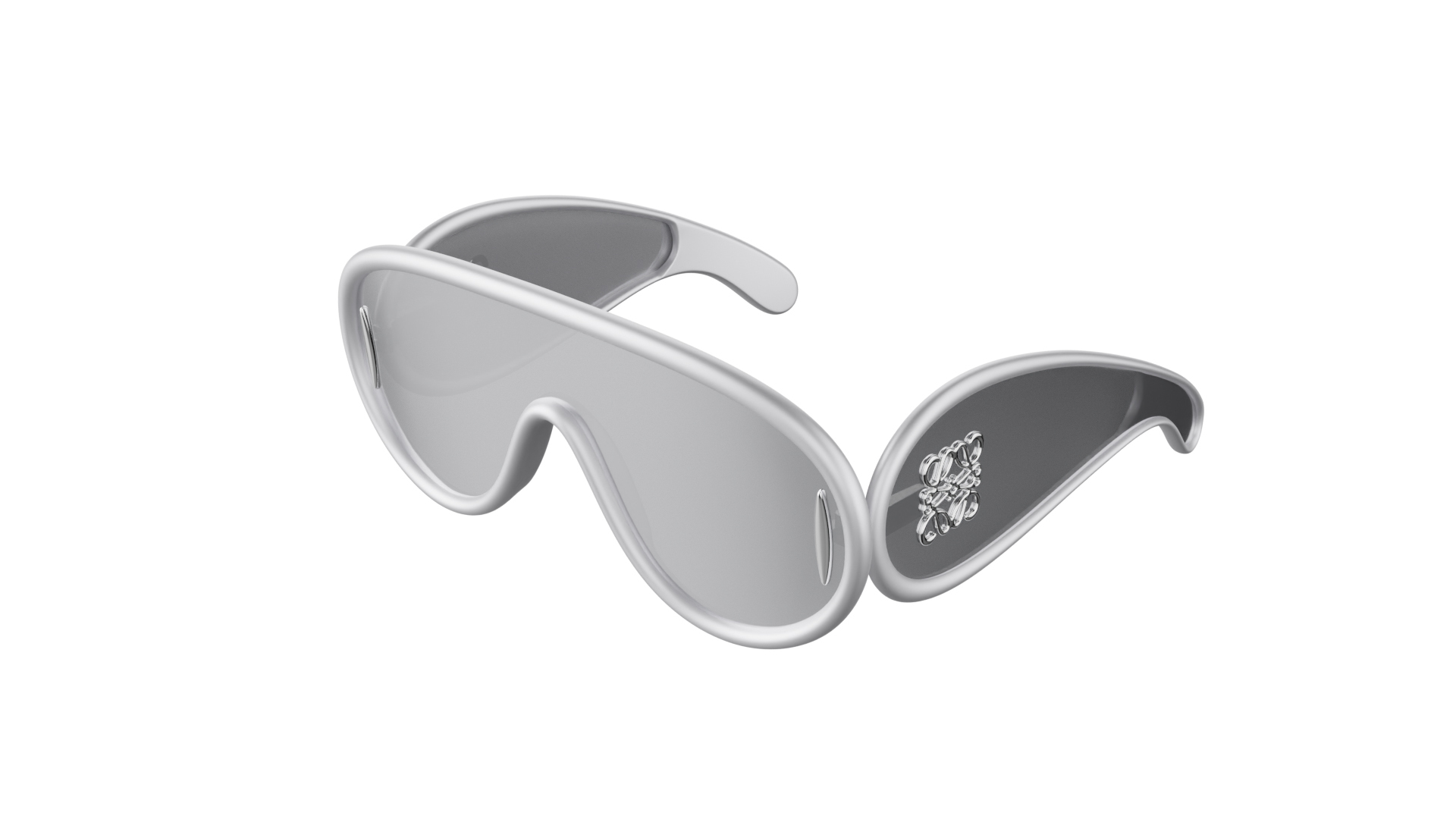LOEWE Wave mask sunglasses Silver 3D model TurboSquid 2120542