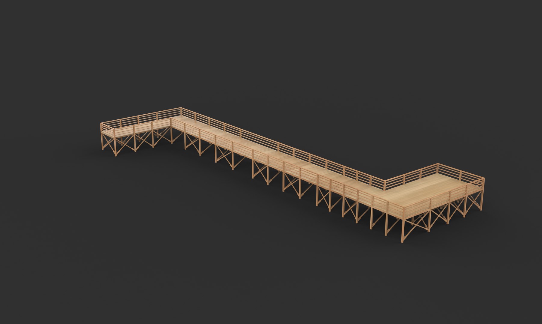 Wooden Jetty 3D Model 3D - TurboSquid 2516449
