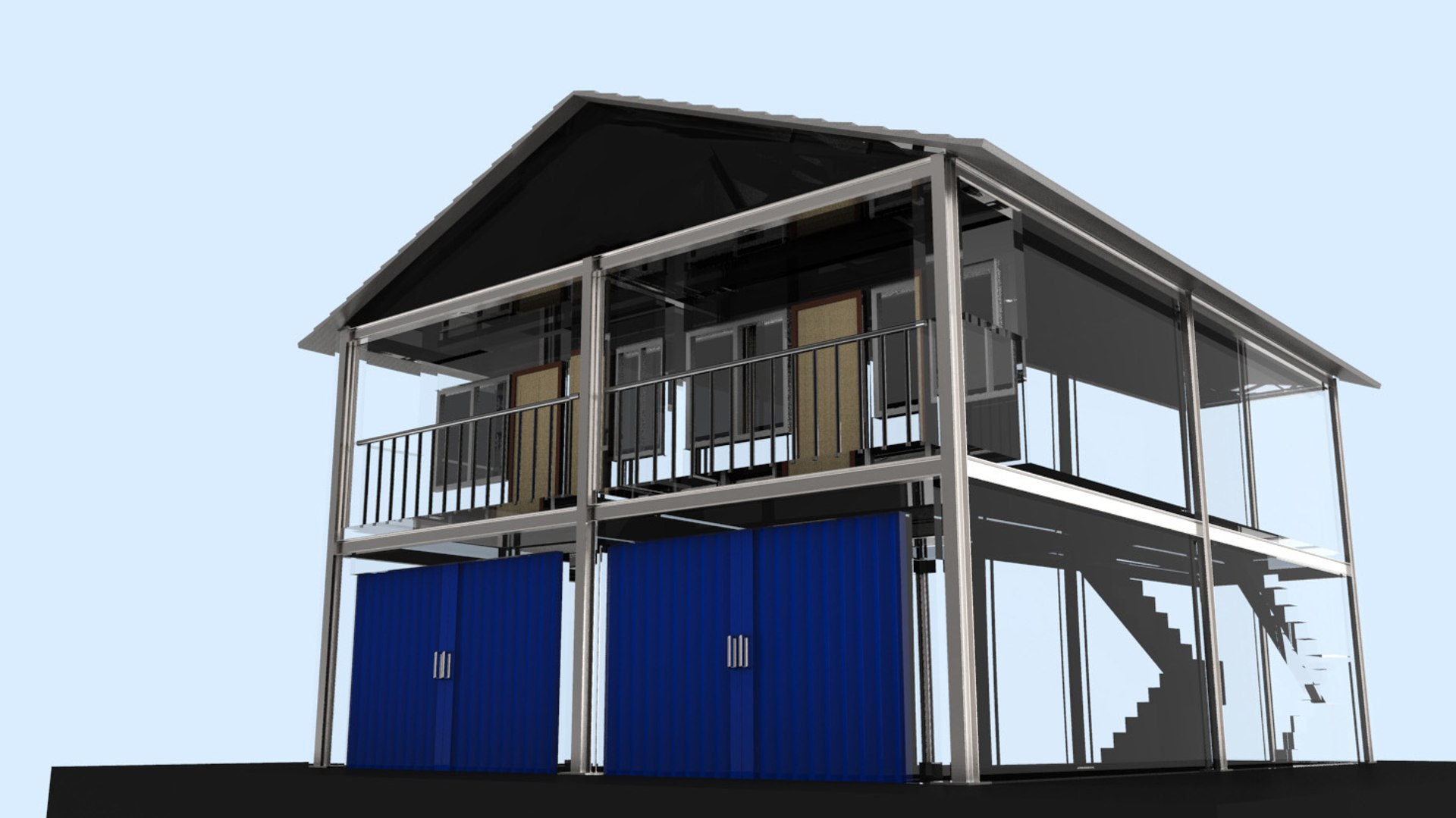 3D Shop House Ruko - TurboSquid 1362358