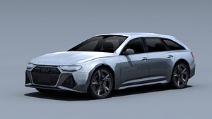 3D model 2023 Audi Rs 6