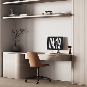3D 559 office furniture 36 workplace 20 CORONA 2021 model