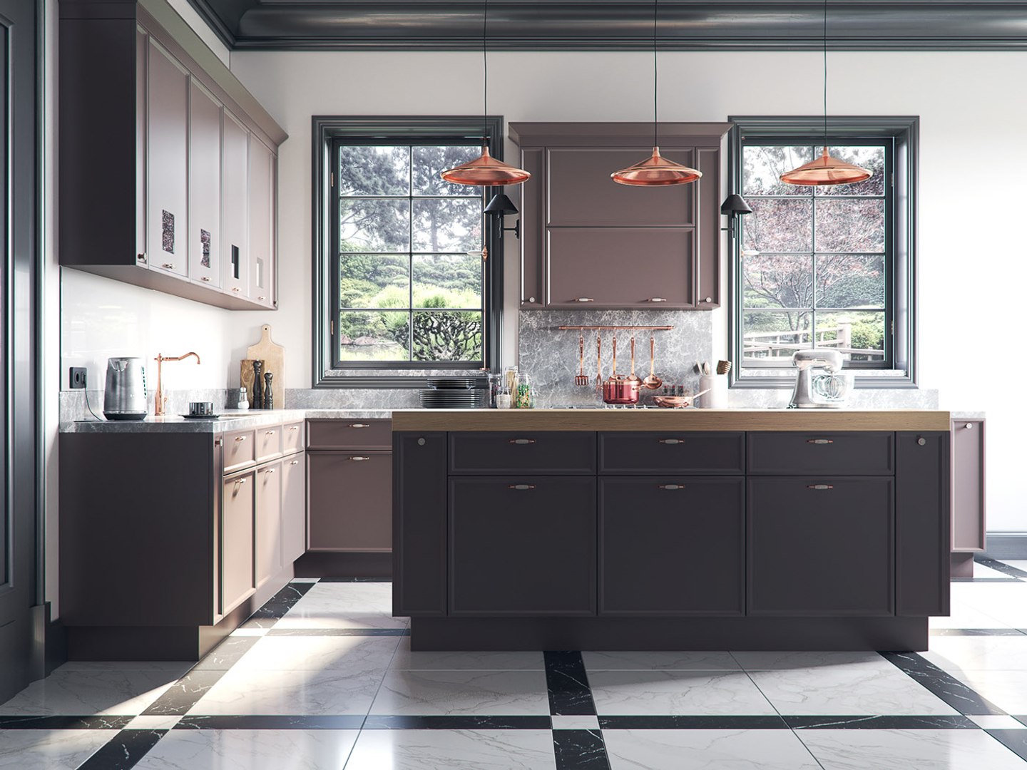 3D scene ready render kitchen model - TurboSquid 1431414