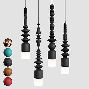 Signature Beads pendant 3 models and 5 materials