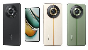 Realme 11 Pro Plus All Colors Low Poly 3D