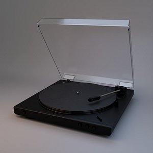 3D Turntable Record Model 3D