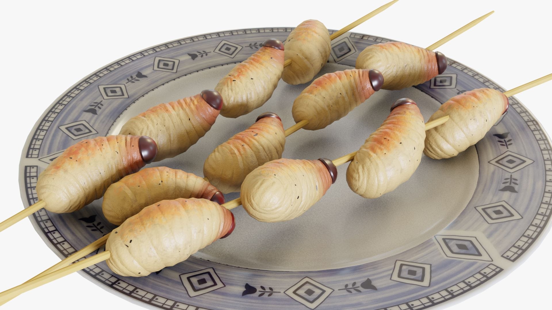 3D Sago grubs model https://p.turbosquid.com/ts-thumb/vQ/BpEYig/6H/0004/jpg/1764446951/1920x1080/fit_q87/aaa1b49035a0c8670d58d43239df5d8ef4c516ed/0004.jpg