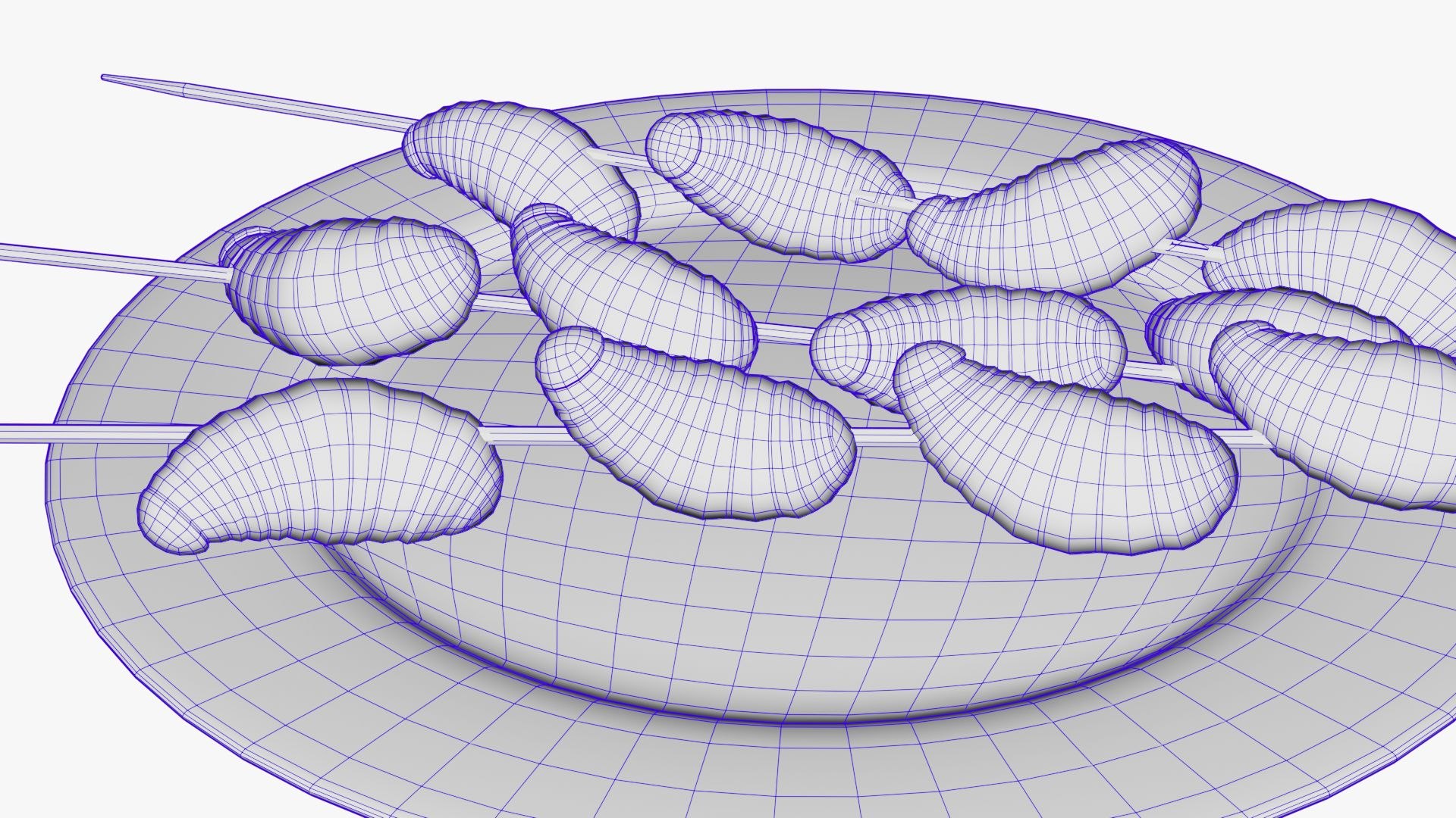3D Sago grubs model https://p.turbosquid.com/ts-thumb/vQ/BpEYig/IP/0019/jpg/1764446962/1920x1080/fit_q87/24954e7fb2b6f36724f3803f79d252cb6d2a2650/0019.jpg
