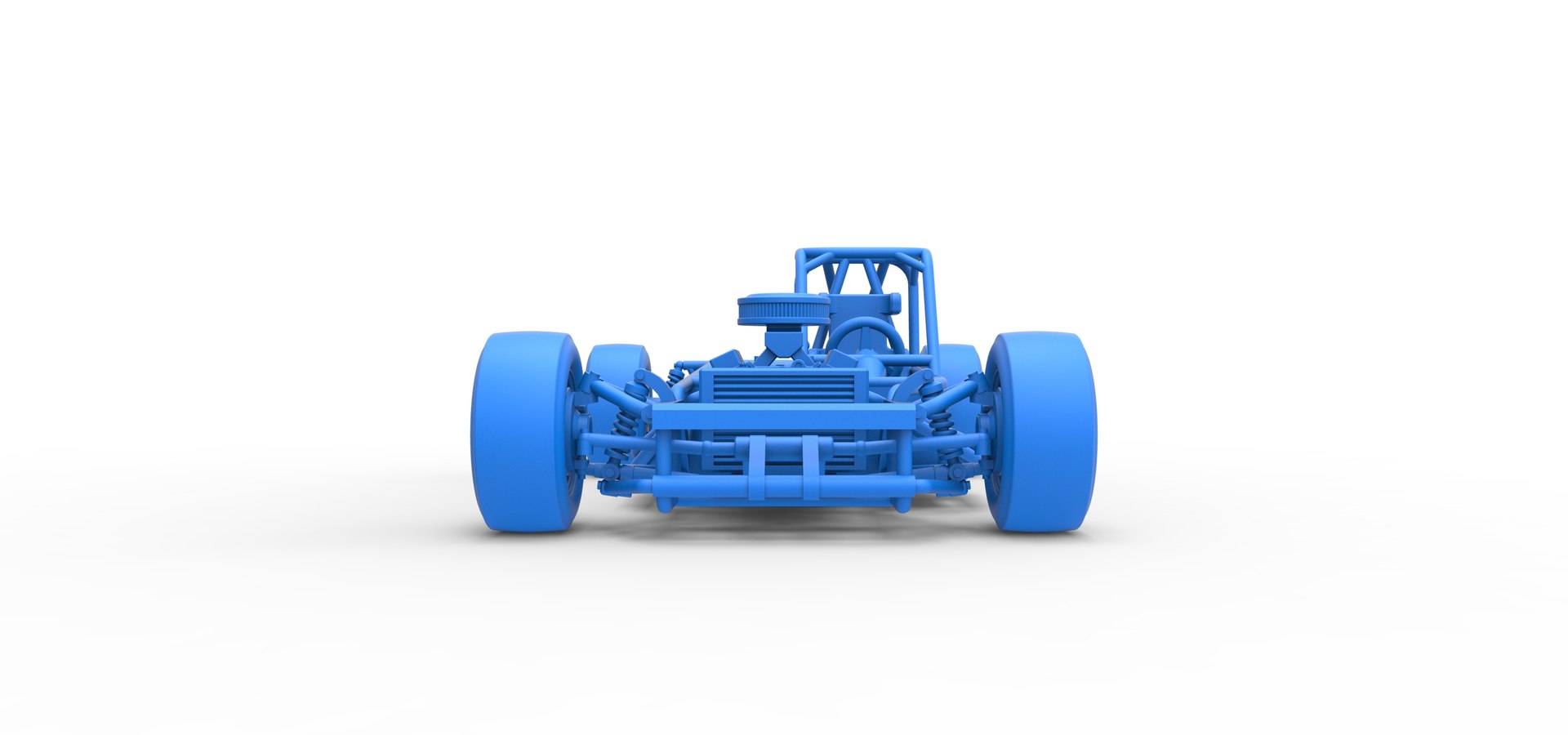 3D Diecast Small Block Supermodified Race Car Base Scale 1 To 25 ...