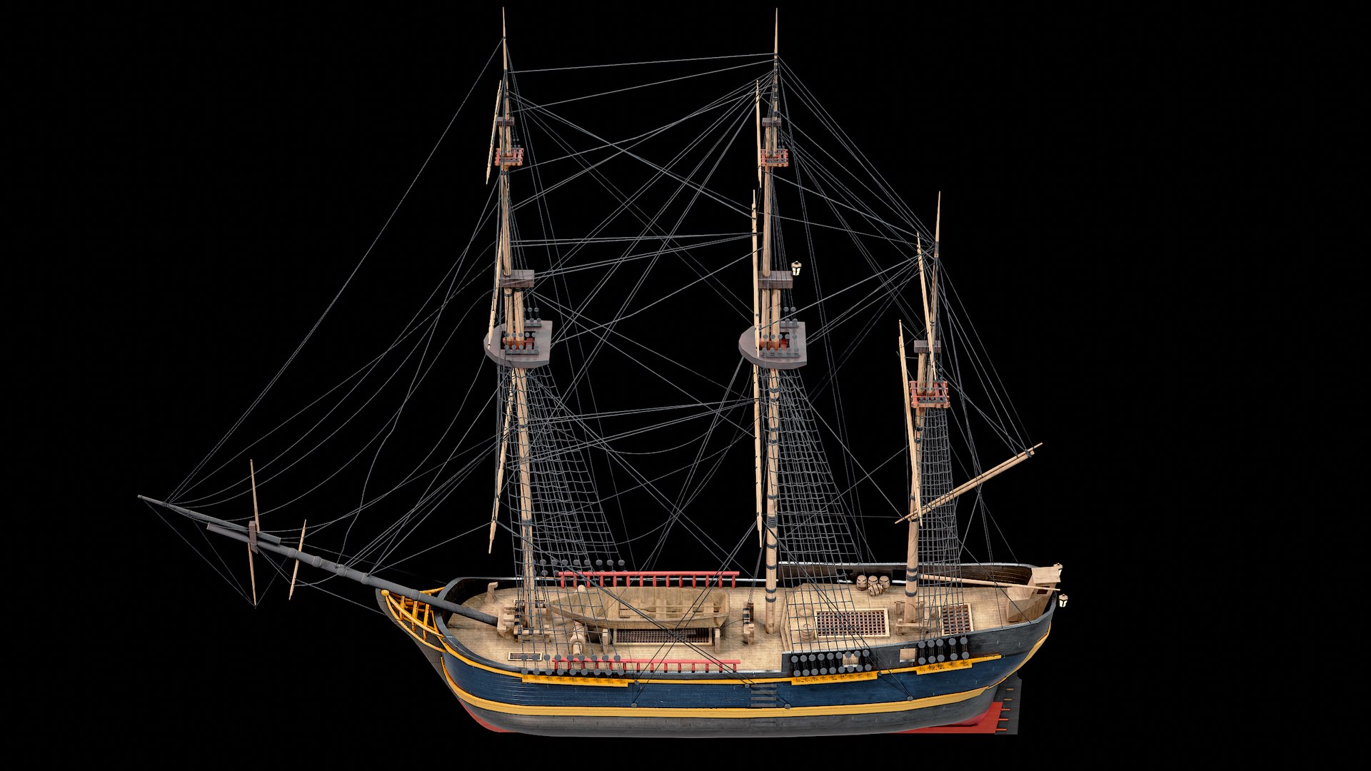 3D HMS Bounty Full-Rigged Sailing Ship PBR https://p.turbosquid.com/ts-thumb/vQ/FIkoBY/7T/r_viewport_059/png/1683158140/1920x1080/fit_q87/361f81444efade955479852022d8254599d71a15/r_viewport_059.jpg