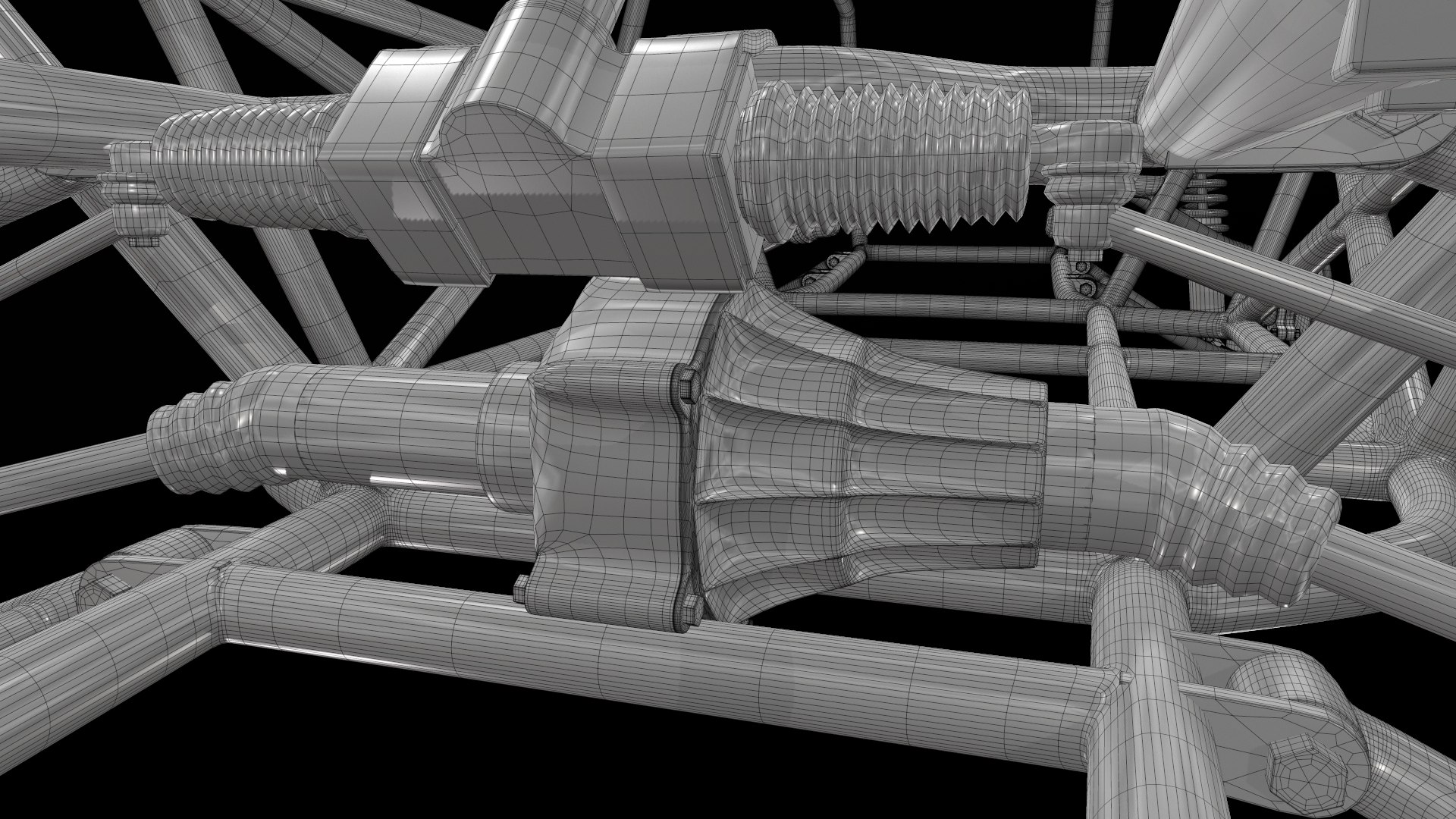 3D Model Buggy Frame Suspension - TurboSquid 1667188