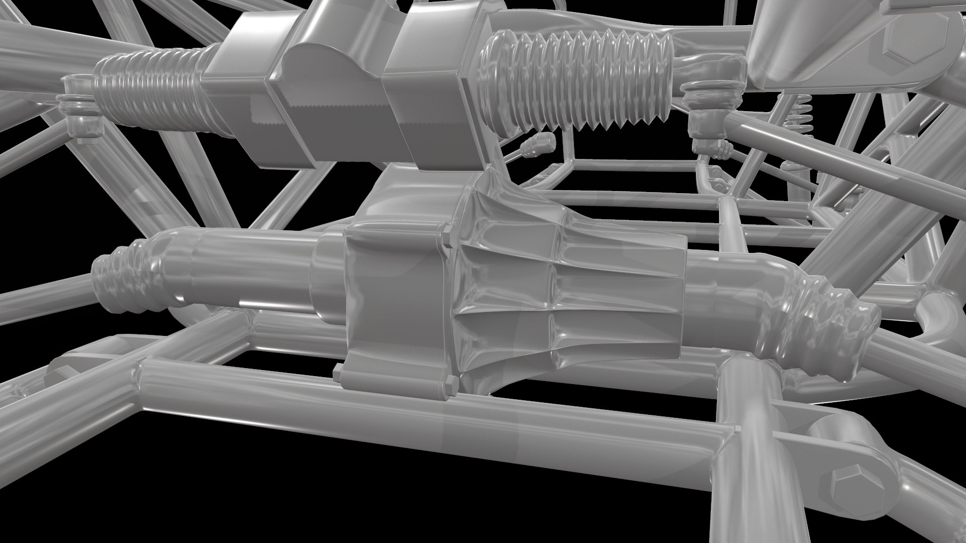 3D Model Buggy Frame Suspension - TurboSquid 1667188