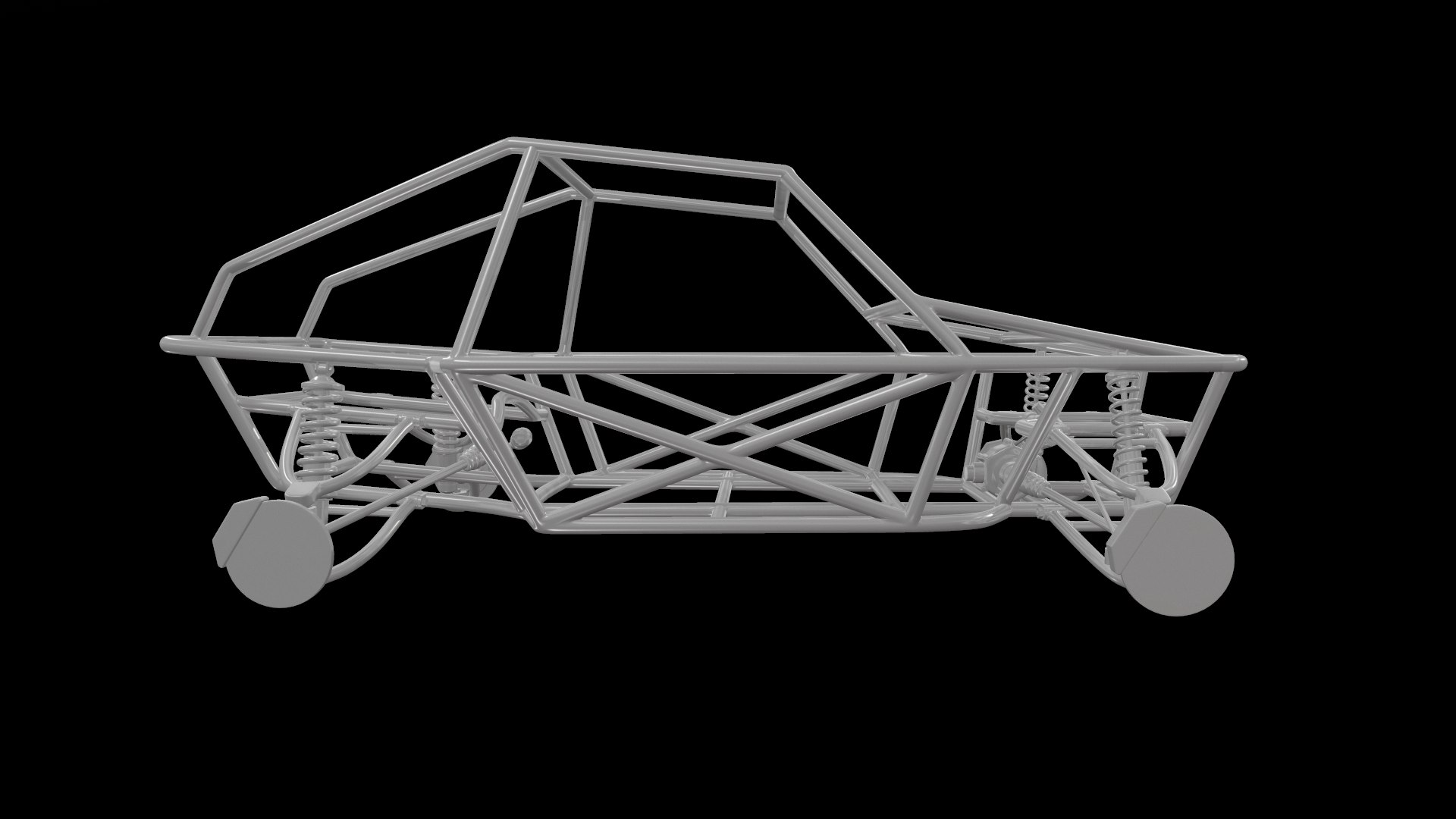 3D Model Buggy Frame Suspension - TurboSquid 1667188