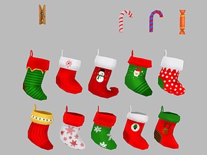 3D christmas socks