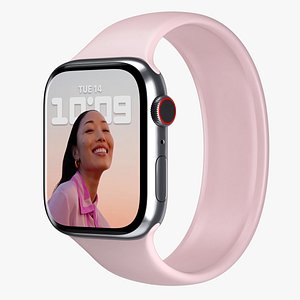 3D Apple Watch 7 Aluminum Case with Solo Loop