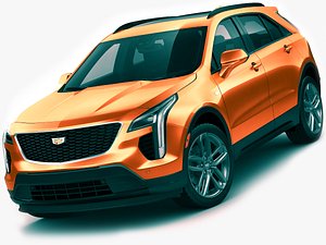 3D cadillac xt4 xt model