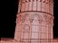 leaning tower pisa 3d max