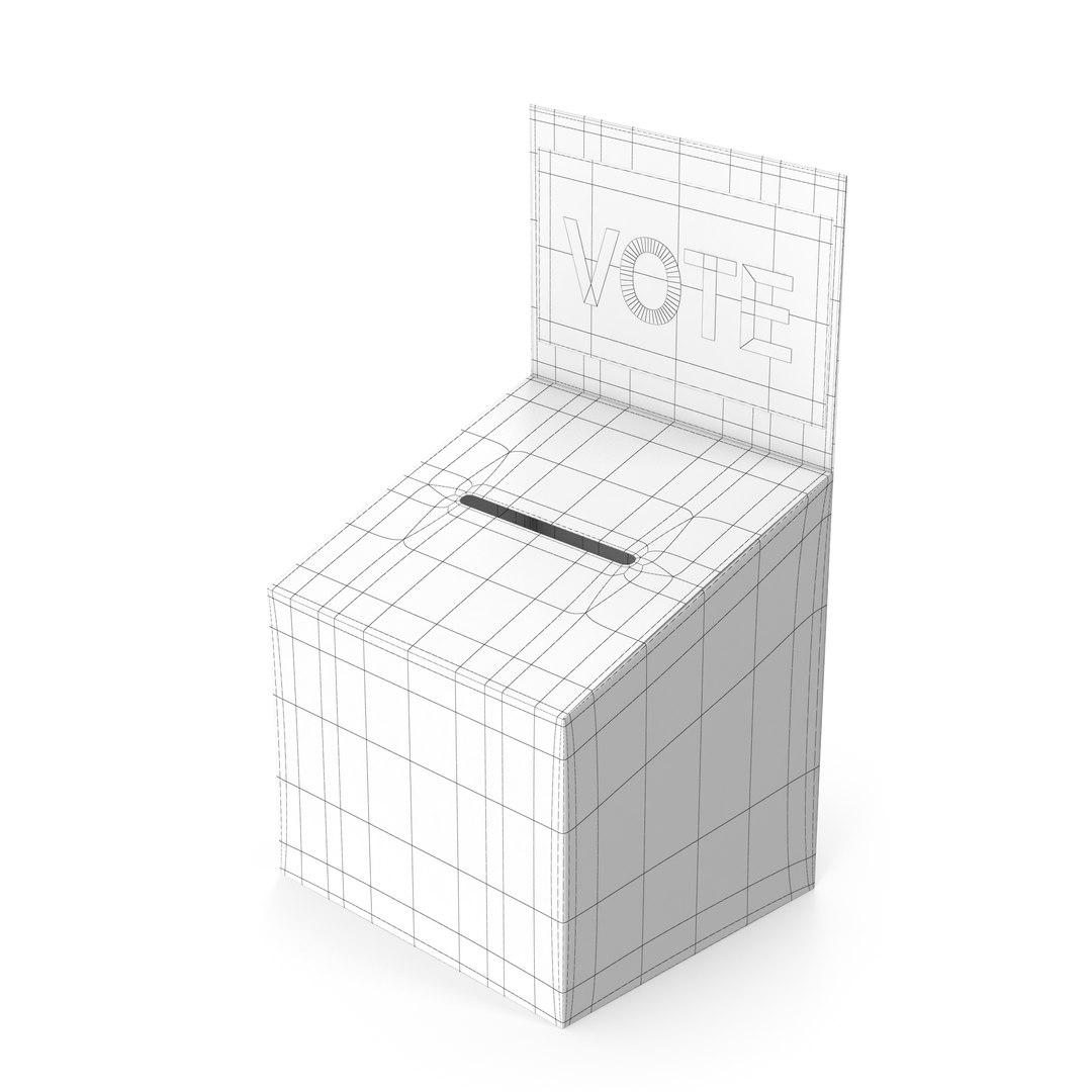 Vote Box 3D Model - TurboSquid 2186538