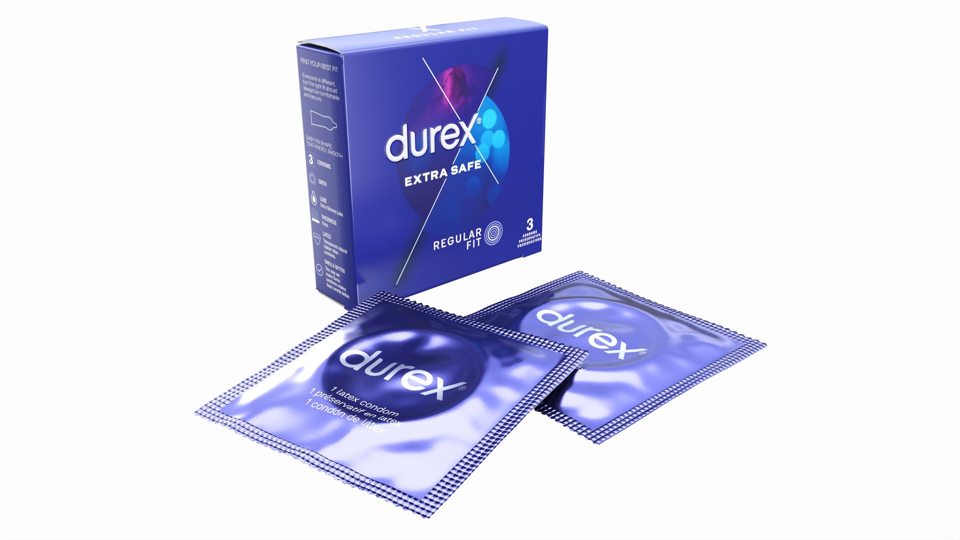 Condom Small Box With Individual Packages 3D Model - TurboSquid 2277918