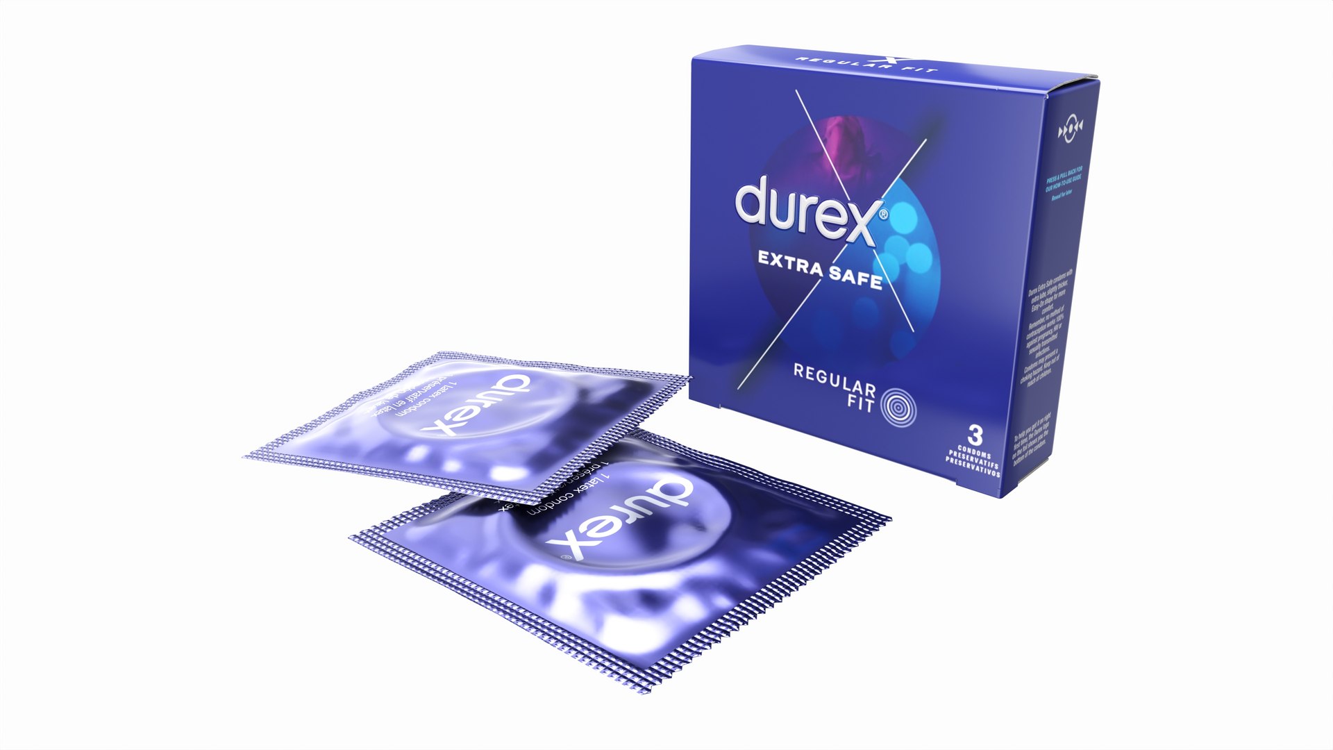 Condom Small Box With Individual Packages 3D Model - TurboSquid 2277918