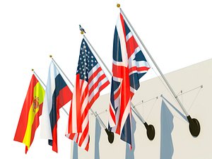 Facade flags set