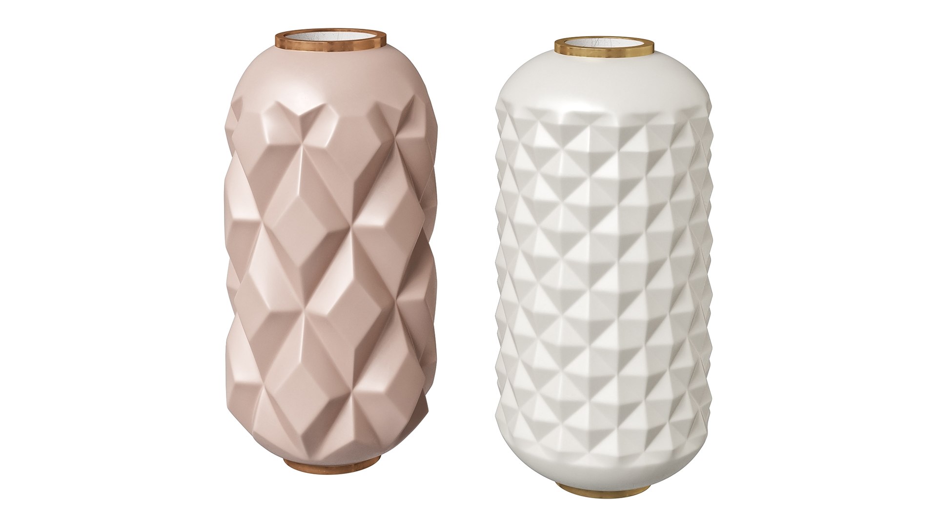 Roche Bobois Facette Vases 3D Model - TurboSquid 2347665
