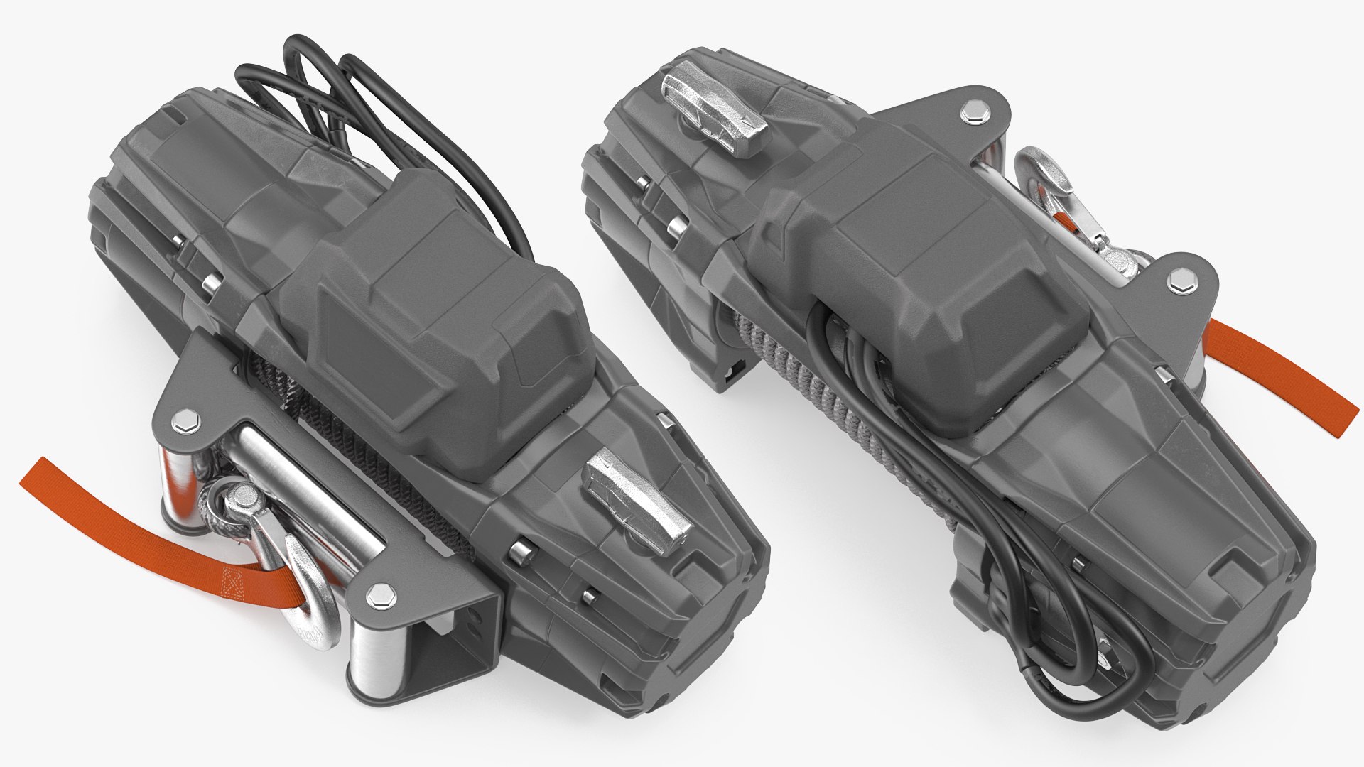 Car Electric Winch 3D model preview