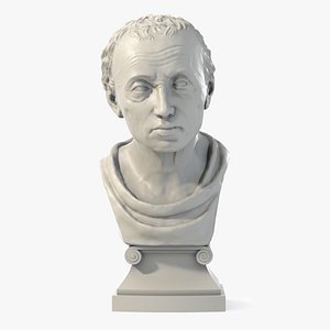 3D bust immanuel kant