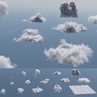 Atmospheric Cloud Formation 15 VDB Pack For Blender